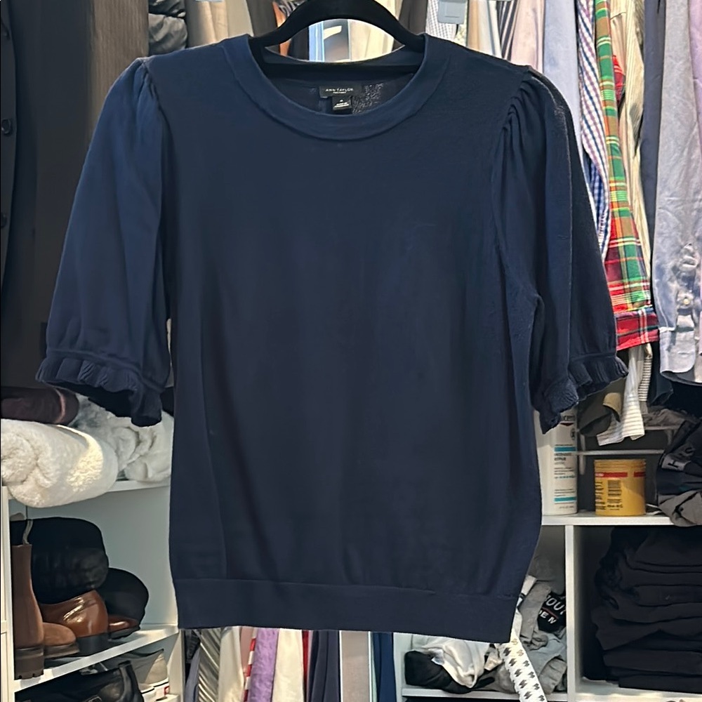 Navy Blue Women's Top